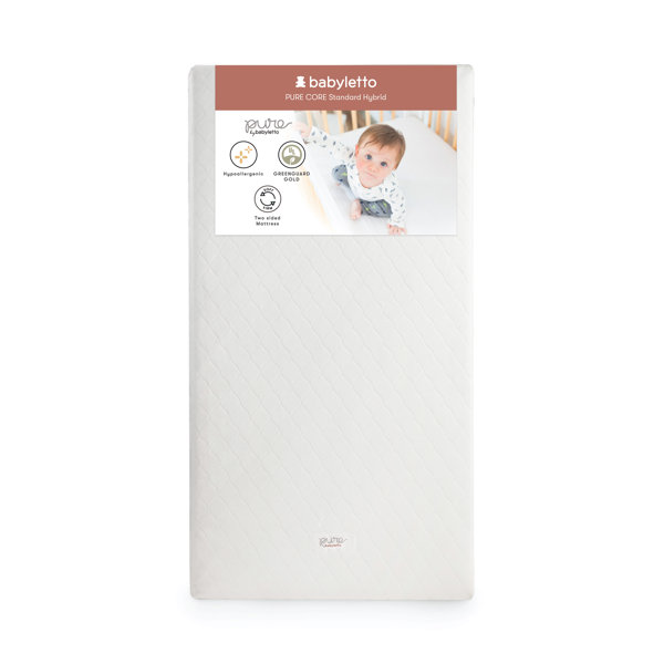 Babyletto Pure Core 2Stage Waterproof Standard Crib Mattress & Reviews